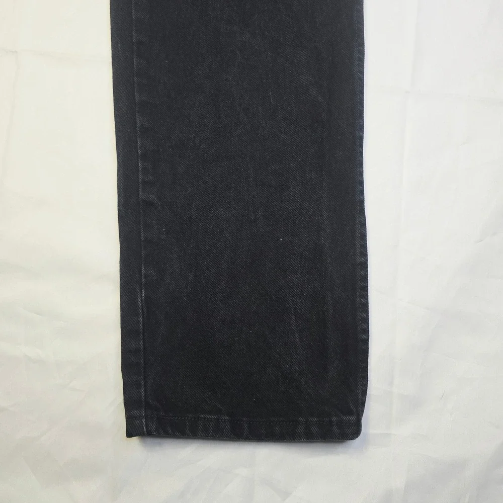 Rustler Men's Regular Fit Denim Jeans 36x32 Black Straight Leg Cotton T10
